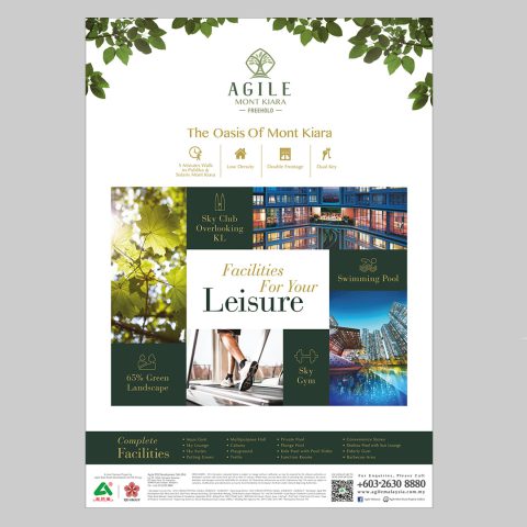 Agile Mont Kiara full-page newspaper ad