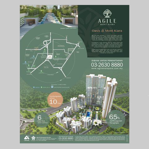 Agile Mont Kiara ad in Berita Harian