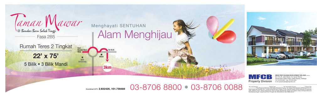 Taman Mawar Billboard outdoor ad example