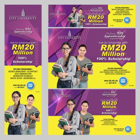 City University course enquiry ad