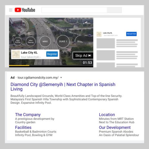 Country Garden Google display ad